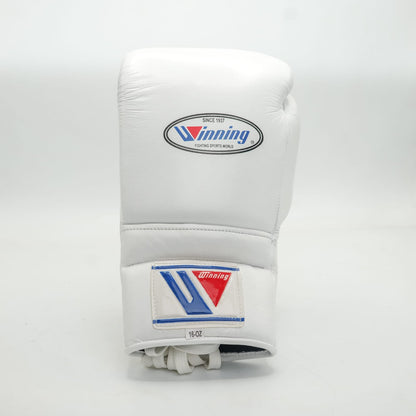 Puncherica Genuine Cowhide Leather Lace-Up Boxing Gloves